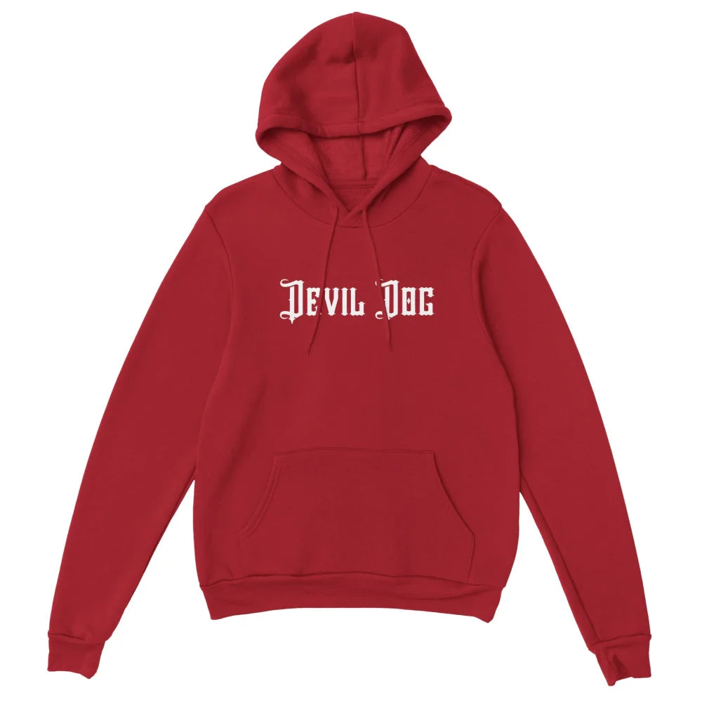 Hoodie 𝗗𝗘𝗩𝗜𝗟 𝗗𝗢𝗚 😈 - Coquelicot