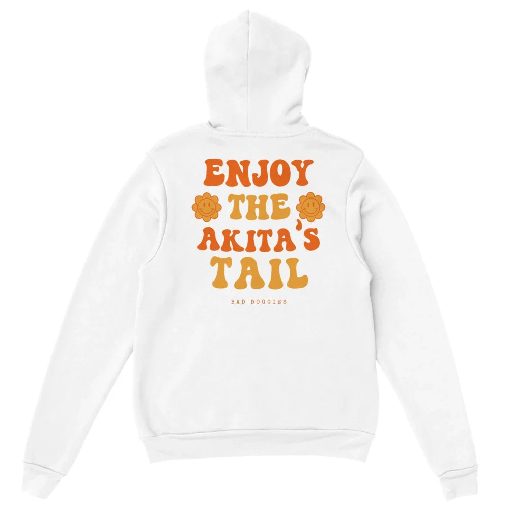 Hoodie Enjoy The Akita’s Tail 🐌 - White comme Walter / S