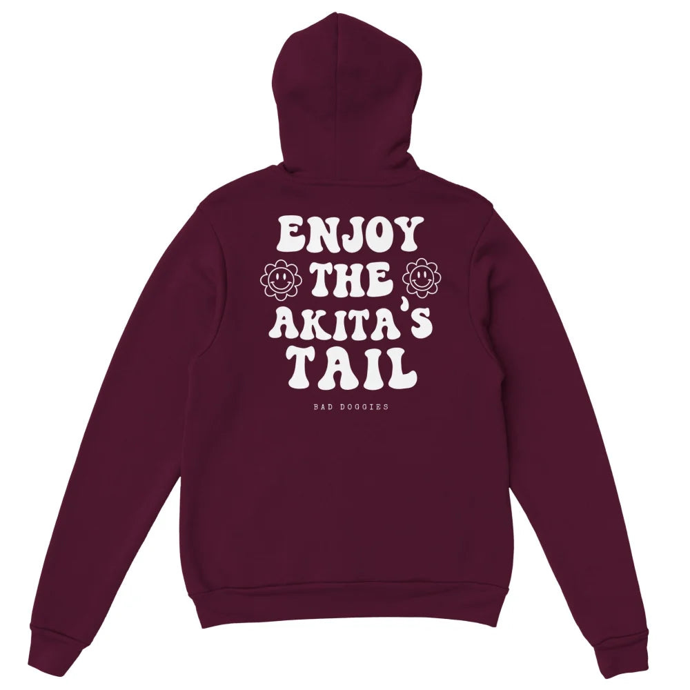 Hoodie Enjoy The Akita’s Tail 🐌 - Royal Purple / S