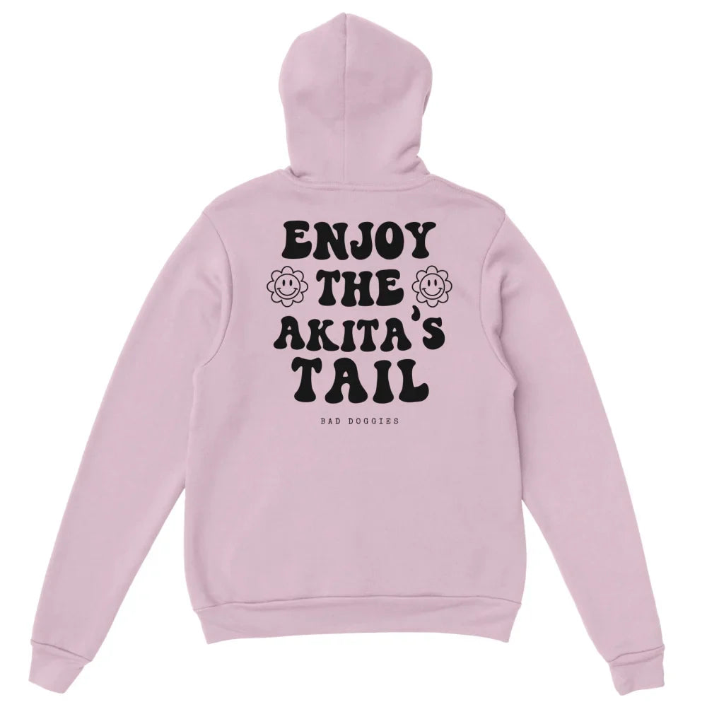 Hoodie Enjoy The Akita’s Tail 🐌 - Rose Poudré / S