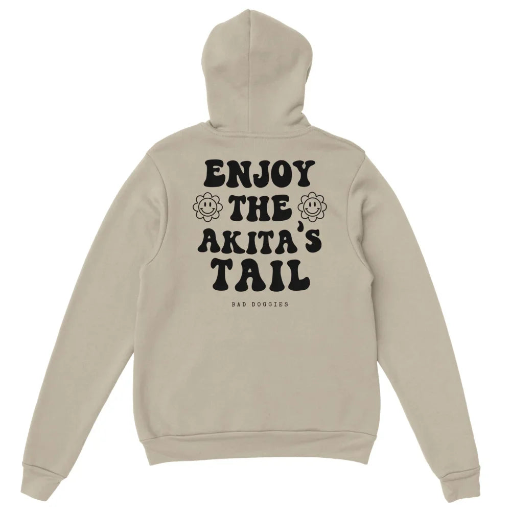 Hoodie Enjoy The Akita’s Tail 🐌 - Sahara / S Hoodie