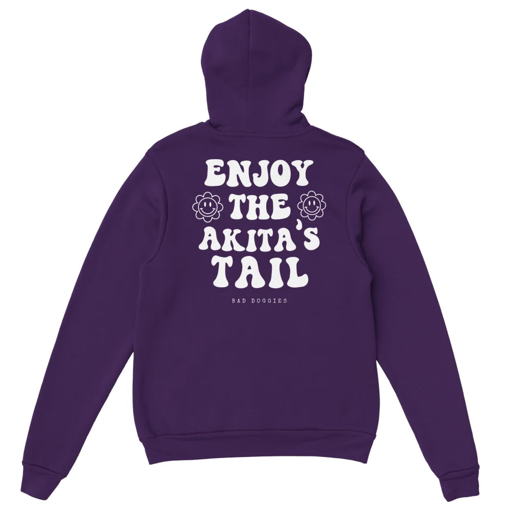 Hoodie Enjoy The Akita’s Tail 🐌 - Bunch of Grapes / S