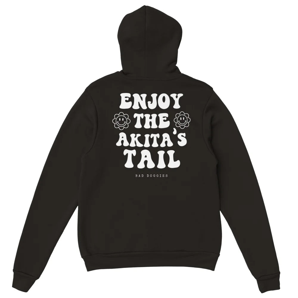 Hoodie Enjoy The Akita’s Tail 🐌 - Black Jack / S