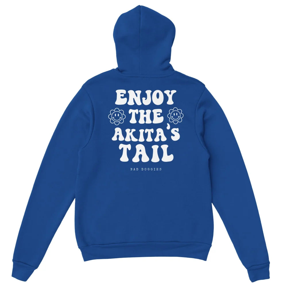 Hoodie Enjoy The Akita’s Tail 🐌 - Royal Blue / S