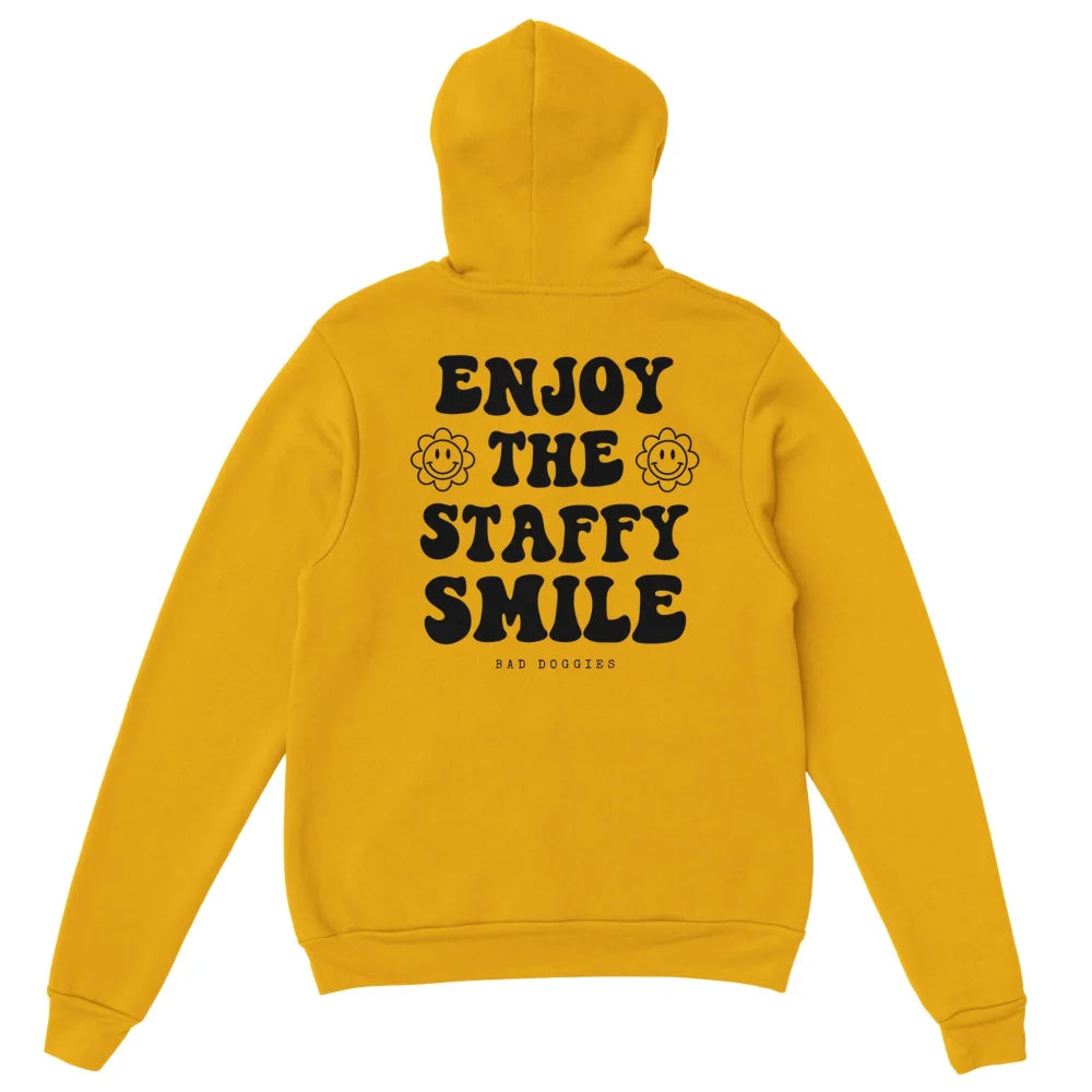 Hoodie ENJOY THE STAFFY SMILE ✨ - 16 coloris - Gold is