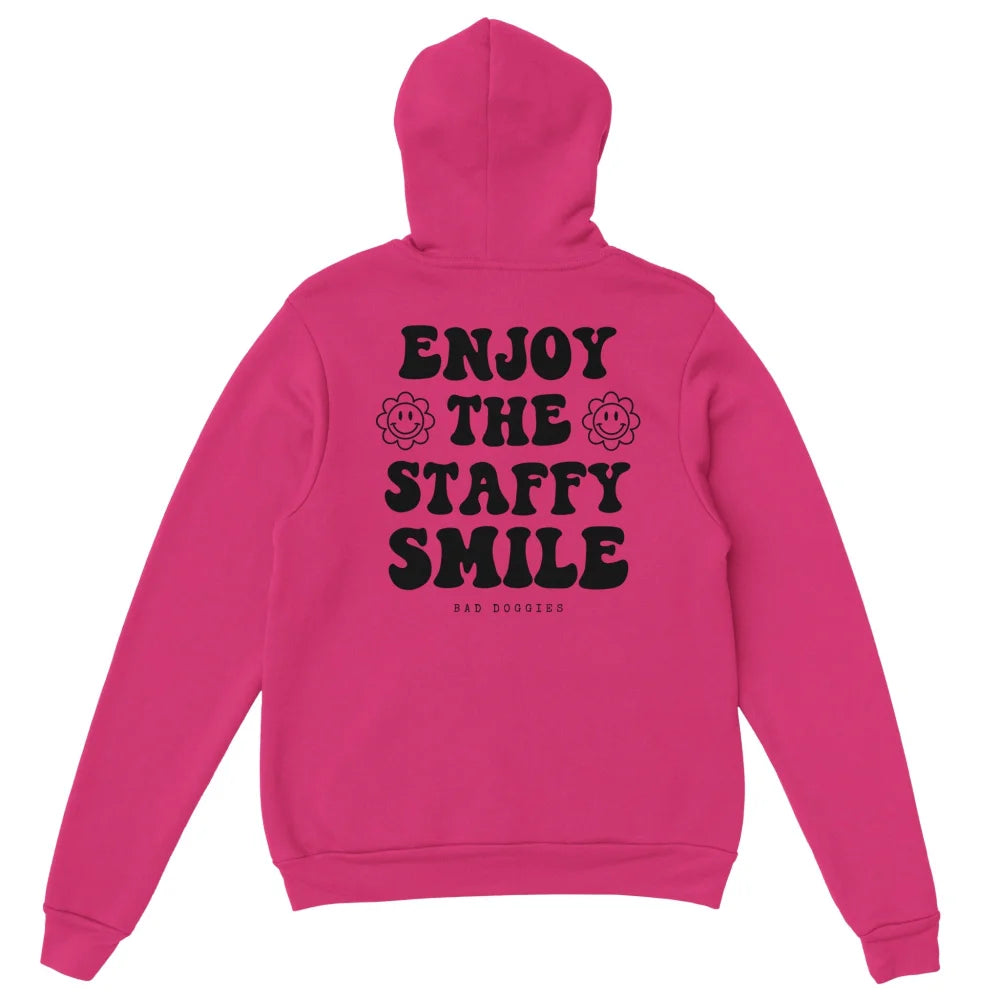 Hoodie ENJOY THE STAFFY SMILE ✨ - 16 coloris - Royal Pink