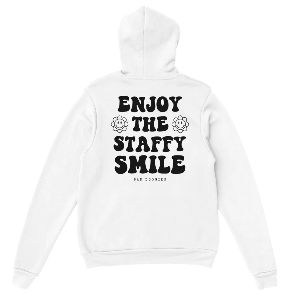 Hoodie ENJOY THE STAFFY SMILE ✨ - 16 coloris - White