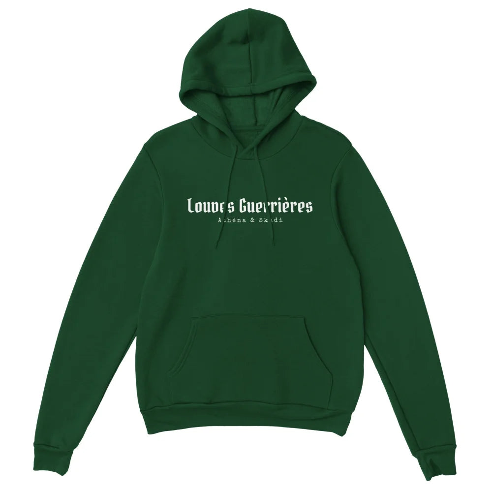 Hoodie Louves Guerrieres ❤️ - Forest Green / S Hoodie