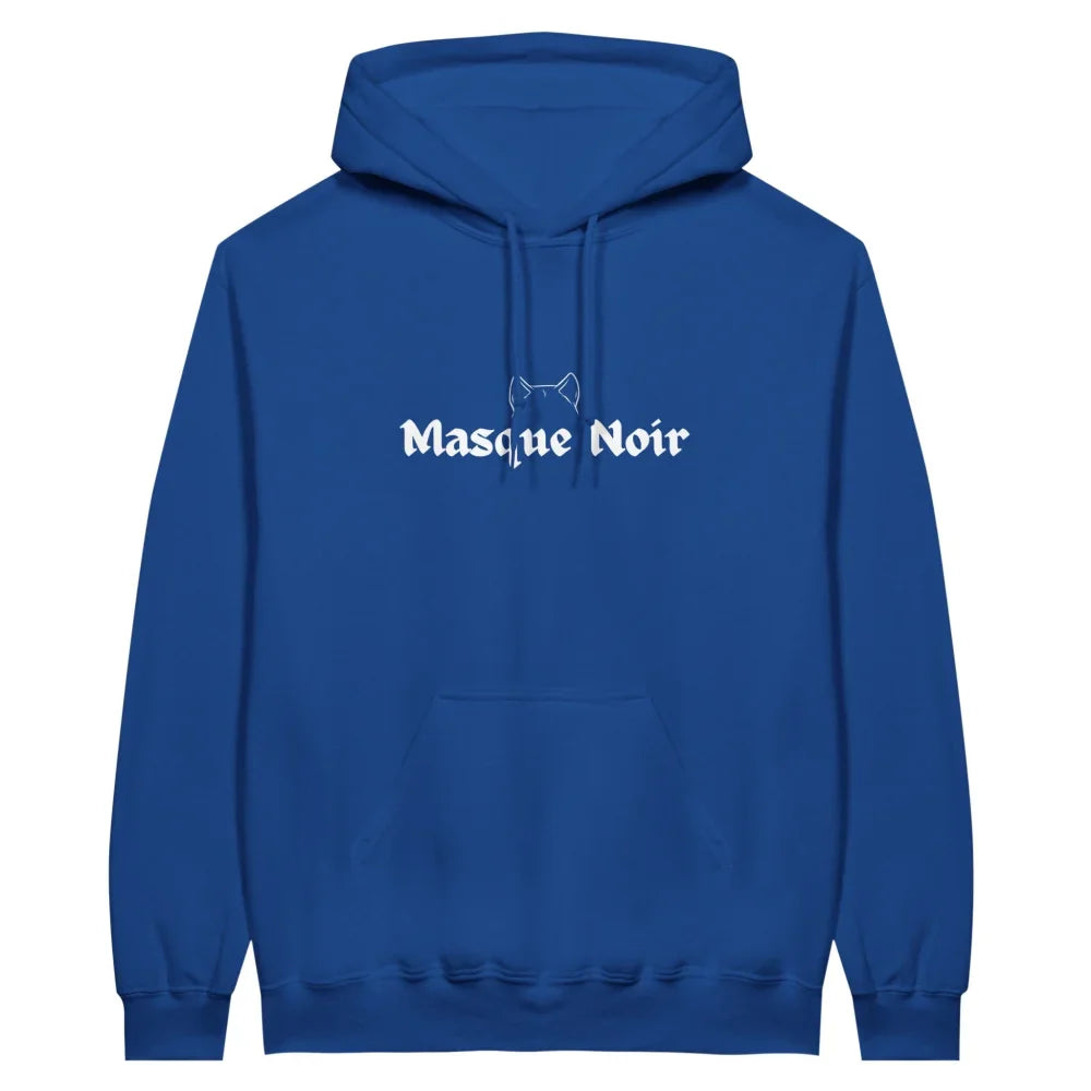 Hoodie Masque Noir 🖤 Akita Américain - Royal Blue / S