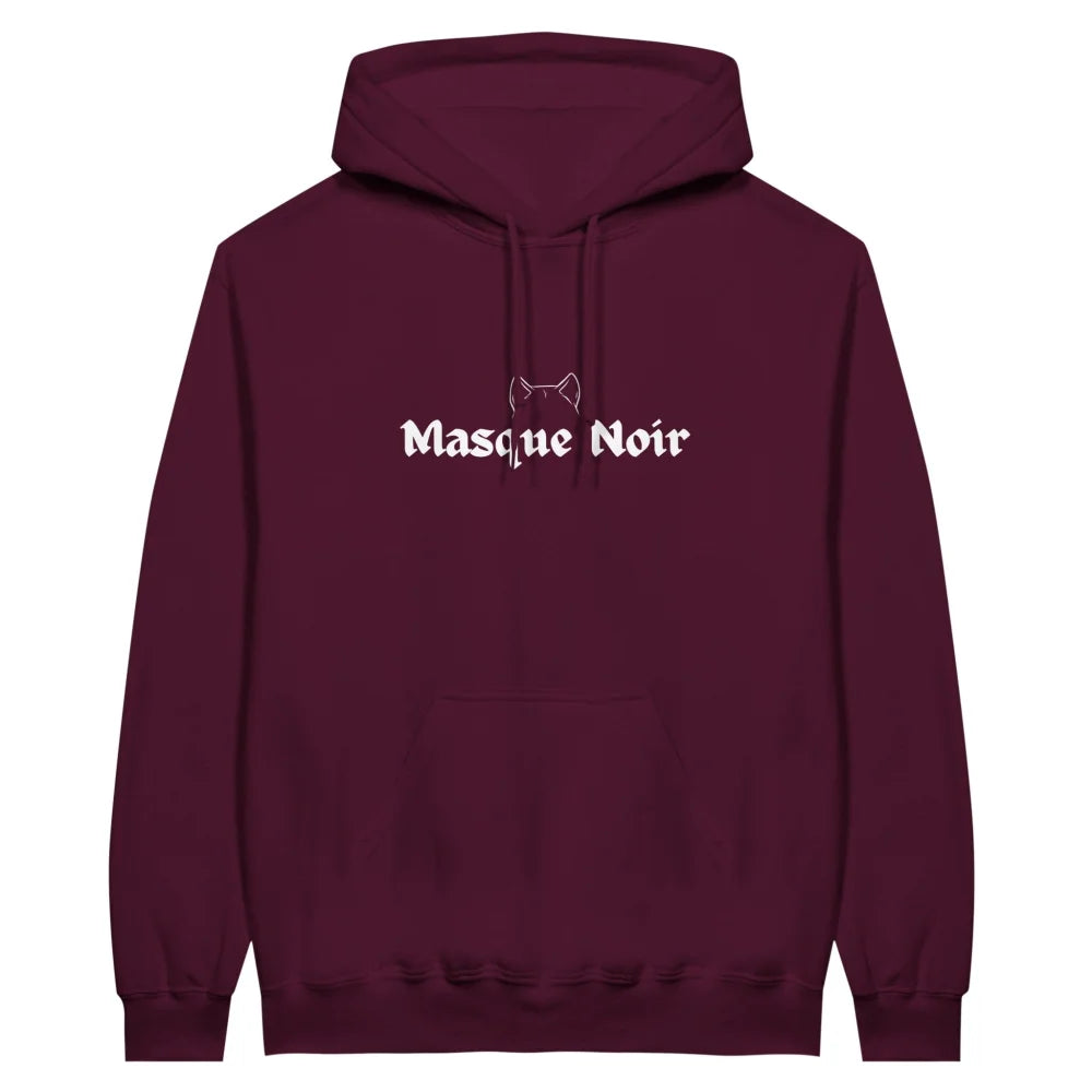 Hoodie Masque Noir 🖤 Akita Américain - Royal Purple / S