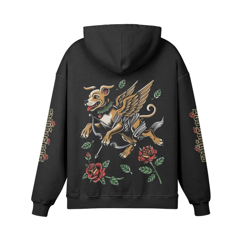 Hoodie Oversized 🌹 CUPIDOG by Bad Doggies 🏹 Dog Mom