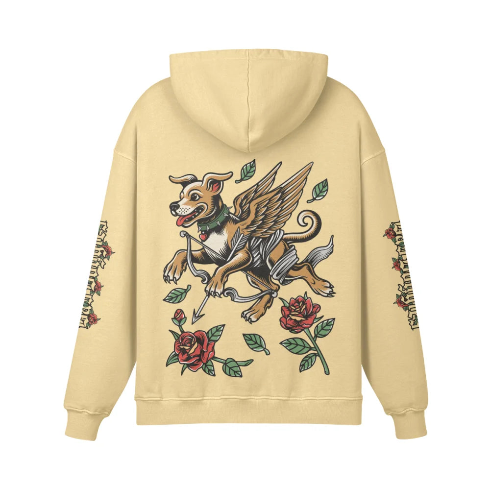 Hoodie Oversized 🌹 CUPIDOG by Bad Doggies 🏹 Dog Mom