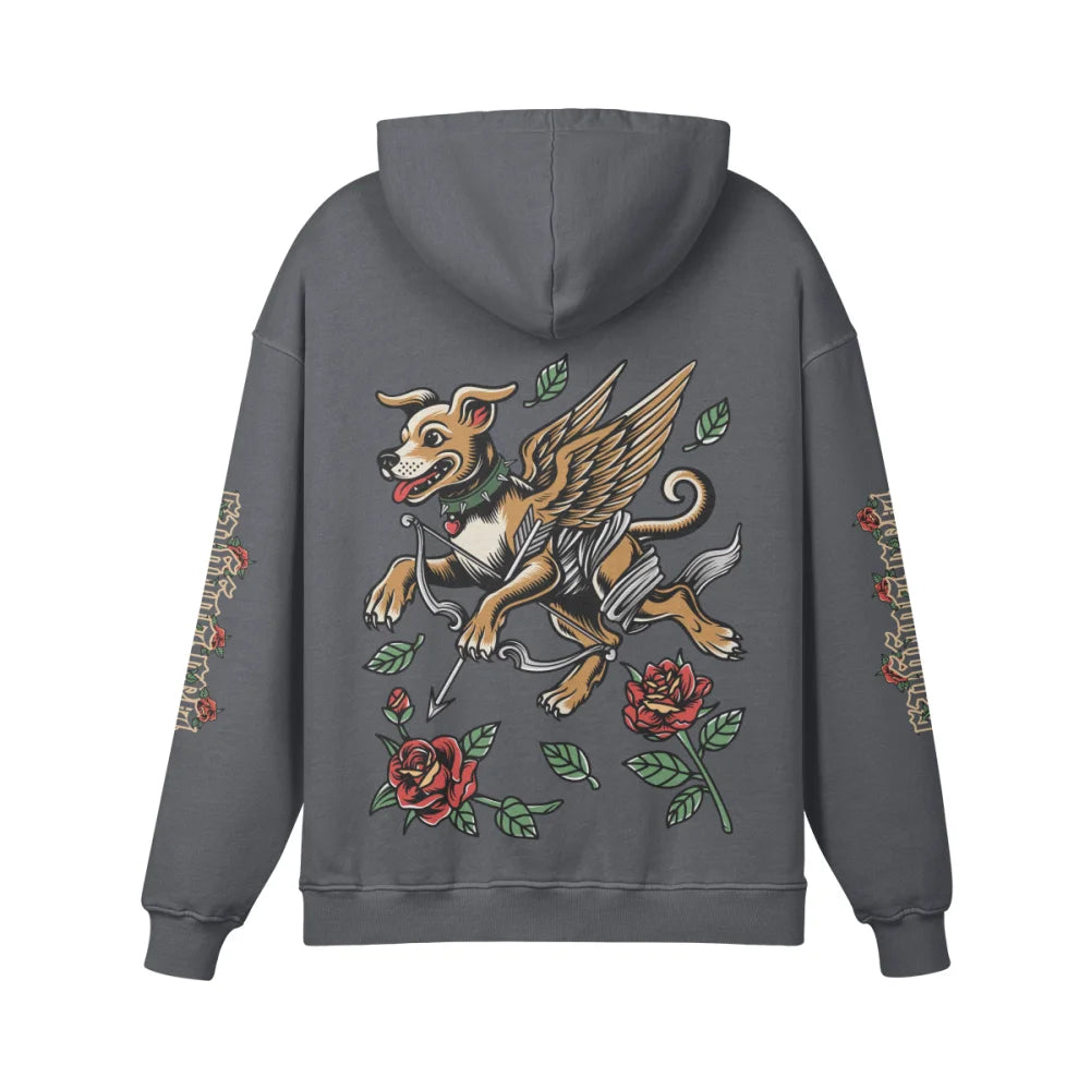 Hoodie Oversized 🌹 CUPIDOG by Bad Doggies 🏹 Dog Mom