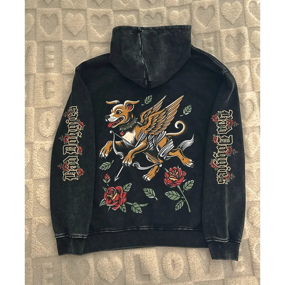 Hoodie Oversized 🌹 CUPIDOG by Bad Doggies 🏹 - Hoodie