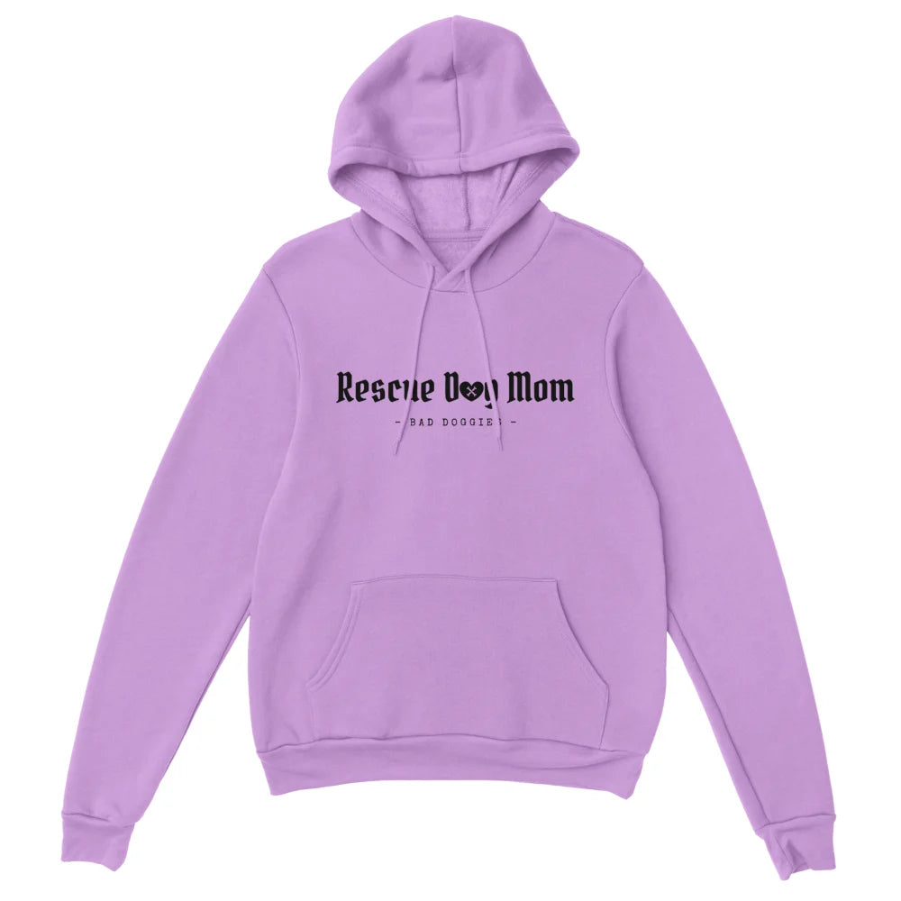 Hoodie - Rescue Dog Mom 👑 - Lilas / S Hoodie - Rescue Dog