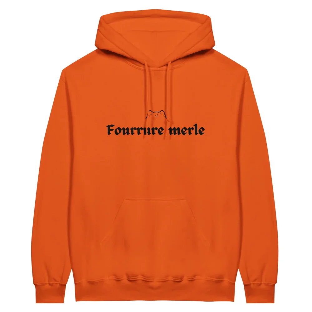 Hoodie 𝐅𝐨𝐮𝐫𝐫𝐮𝐫𝐞 𝐌𝐞𝐫𝐥𝐞 - 𝚂𝚙𝚒𝚝𝚣 - Feu / S Hoodie Fourrure