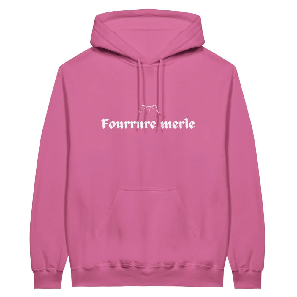 Hoodie 𝐅𝐨𝐮𝐫𝐫𝐮𝐫𝐞 𝐌𝐞𝐫𝐥𝐞 - 𝚂𝚙𝚒𝚝𝚣 - Framboise / S Hoodie