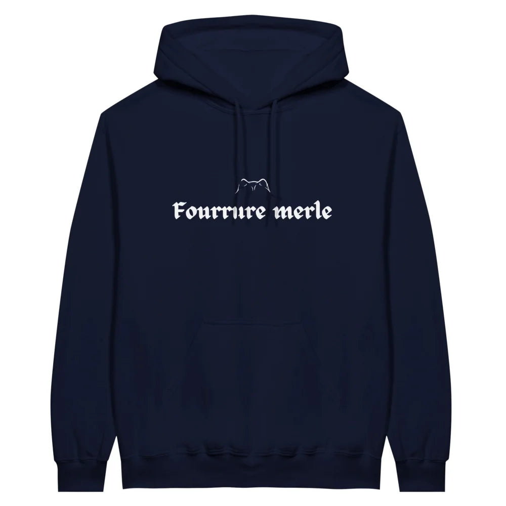 Hoodie 𝐅𝐨𝐮𝐫𝐫𝐮𝐫𝐞 𝐌𝐞𝐫𝐥𝐞 - 𝚂𝚙𝚒𝚝𝚣 - Navy / S Hoodie Fourrure