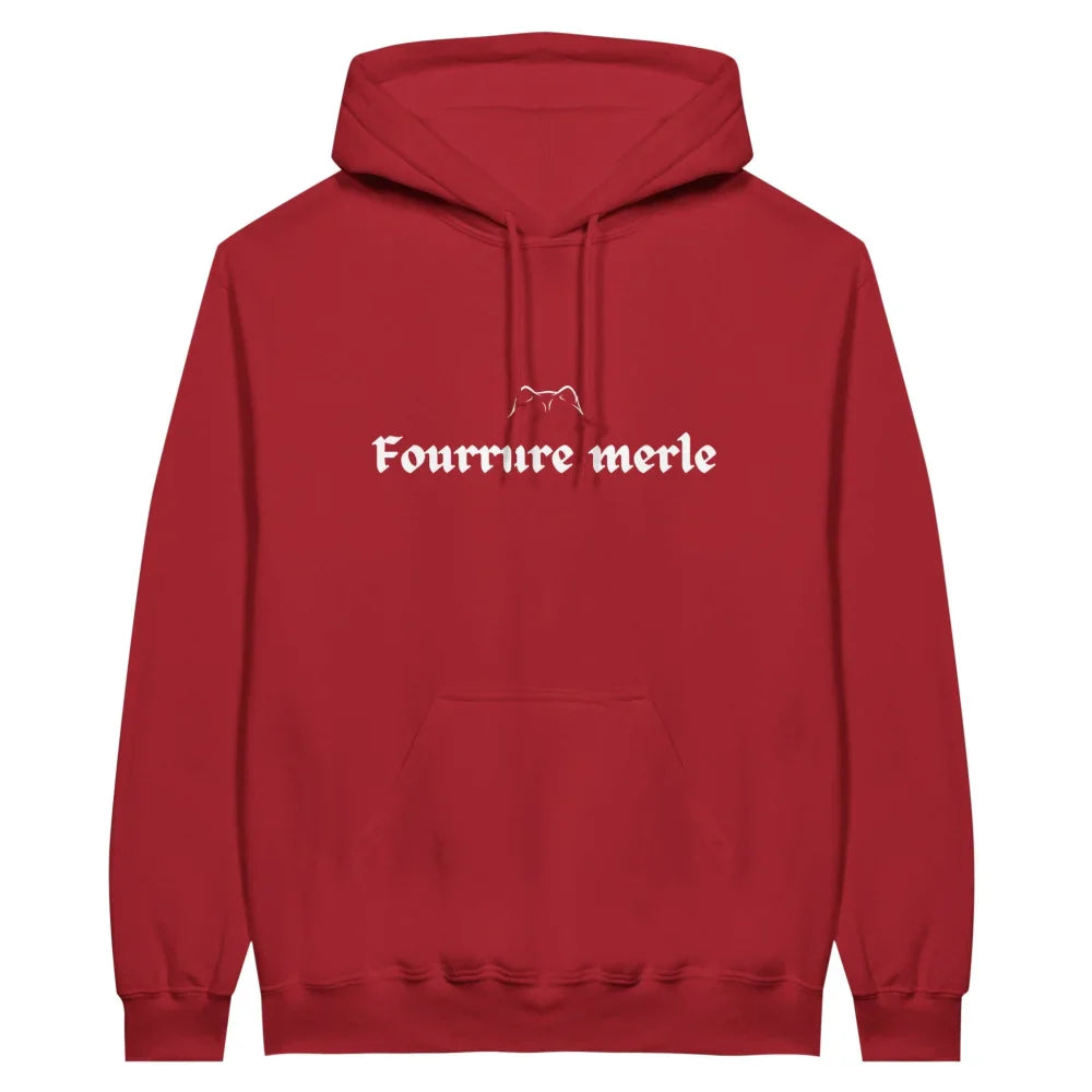 Hoodie 𝐅𝐨𝐮𝐫𝐫𝐮𝐫𝐞 𝐌𝐞𝐫𝐥𝐞 - 𝚂𝚙𝚒𝚝𝚣 - Coquelicot / S Hoodie