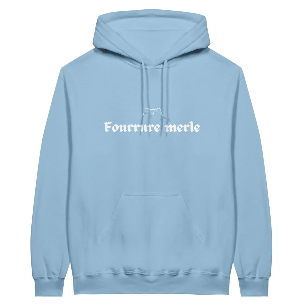 Hoodie 𝐅𝐨𝐮𝐫𝐫𝐮𝐫𝐞 𝐌𝐞𝐫𝐥𝐞 - 𝚂𝚙𝚒𝚝𝚣 - Light Blue / S Hoodie