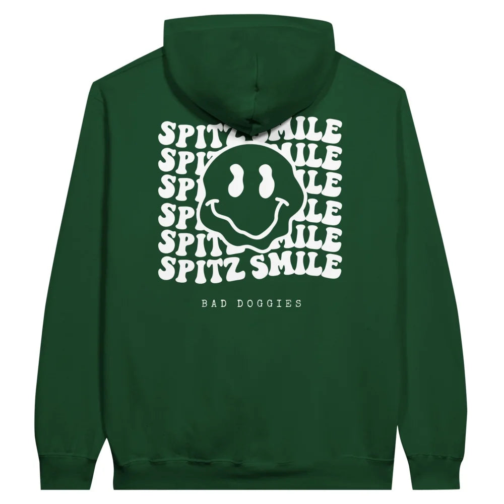 Hoodie Spitz Smile 🫠 - Forest Green / S Hoodie Spitz