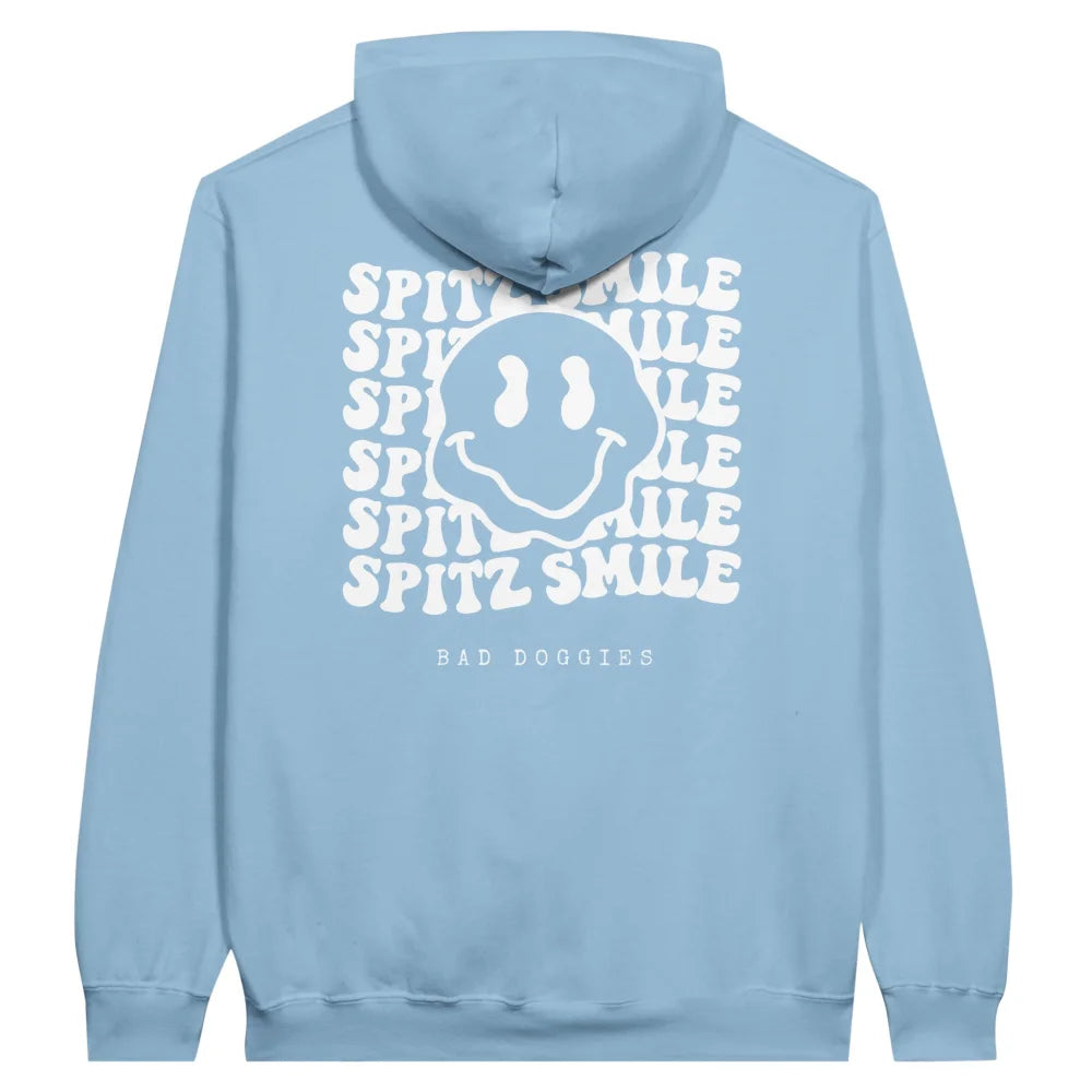 Hoodie Spitz Smile 🫠 - Light Blue / S Hoodie Spitz Smile