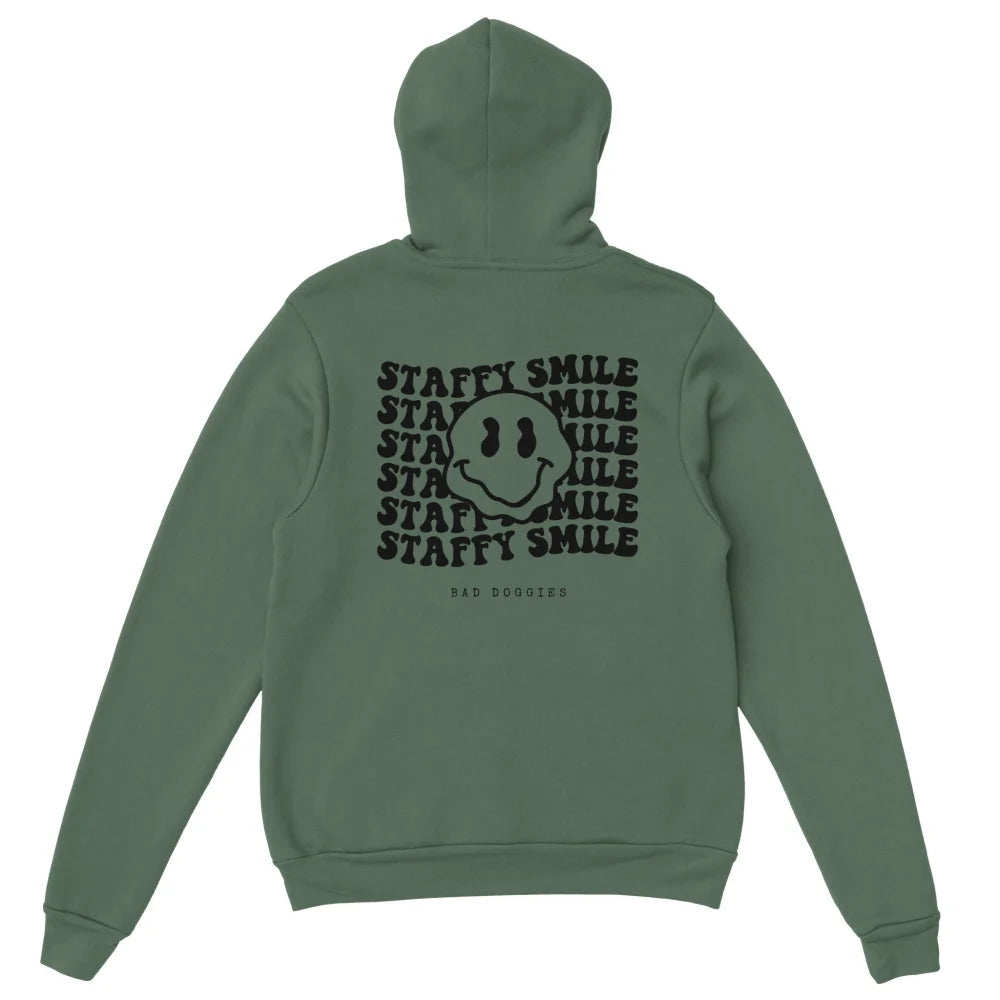 Hoodie STAFFY SMILE 💫 - 16 coloris - Military Green / S