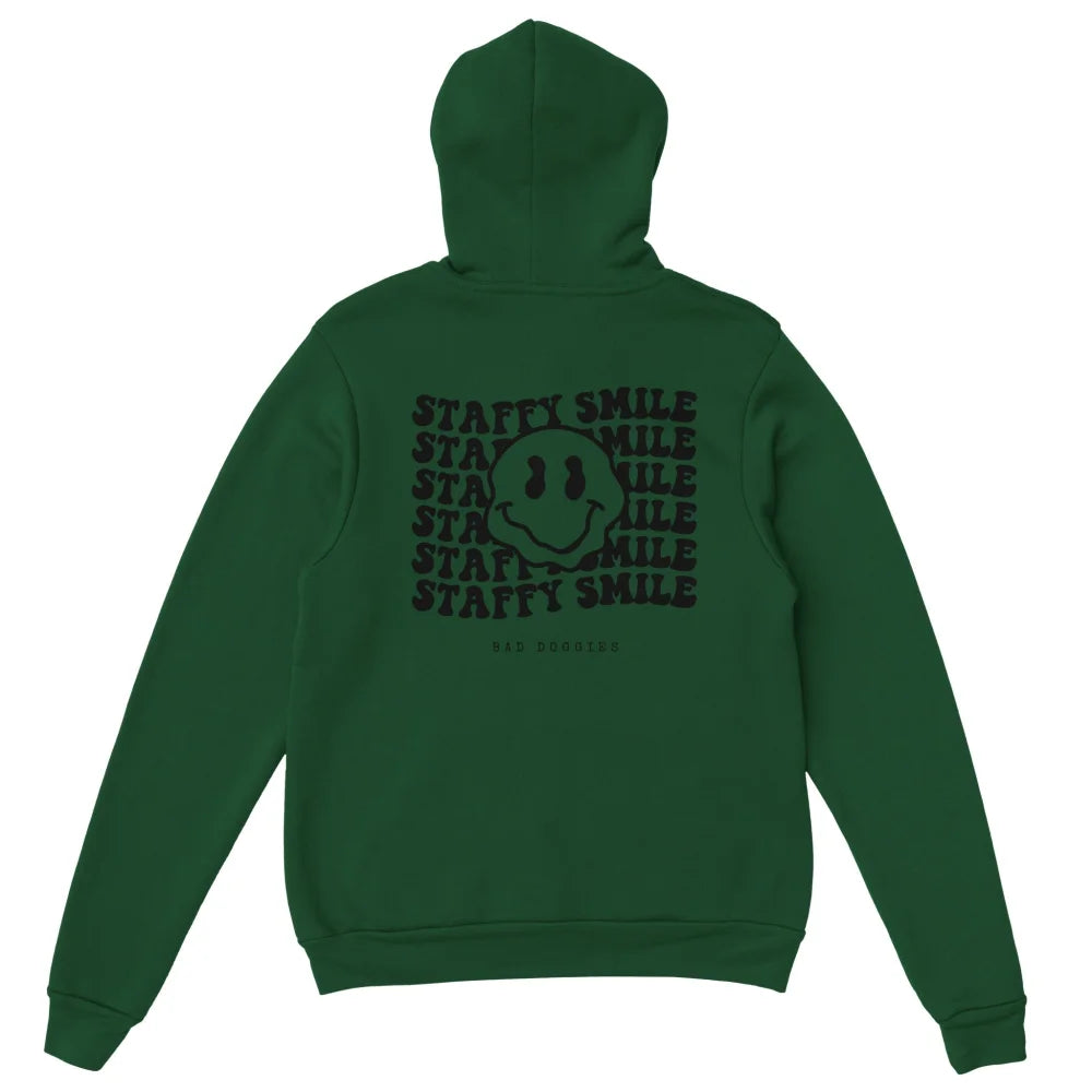 Hoodie STAFFY SMILE 💫 - 16 coloris - Forest Green / S