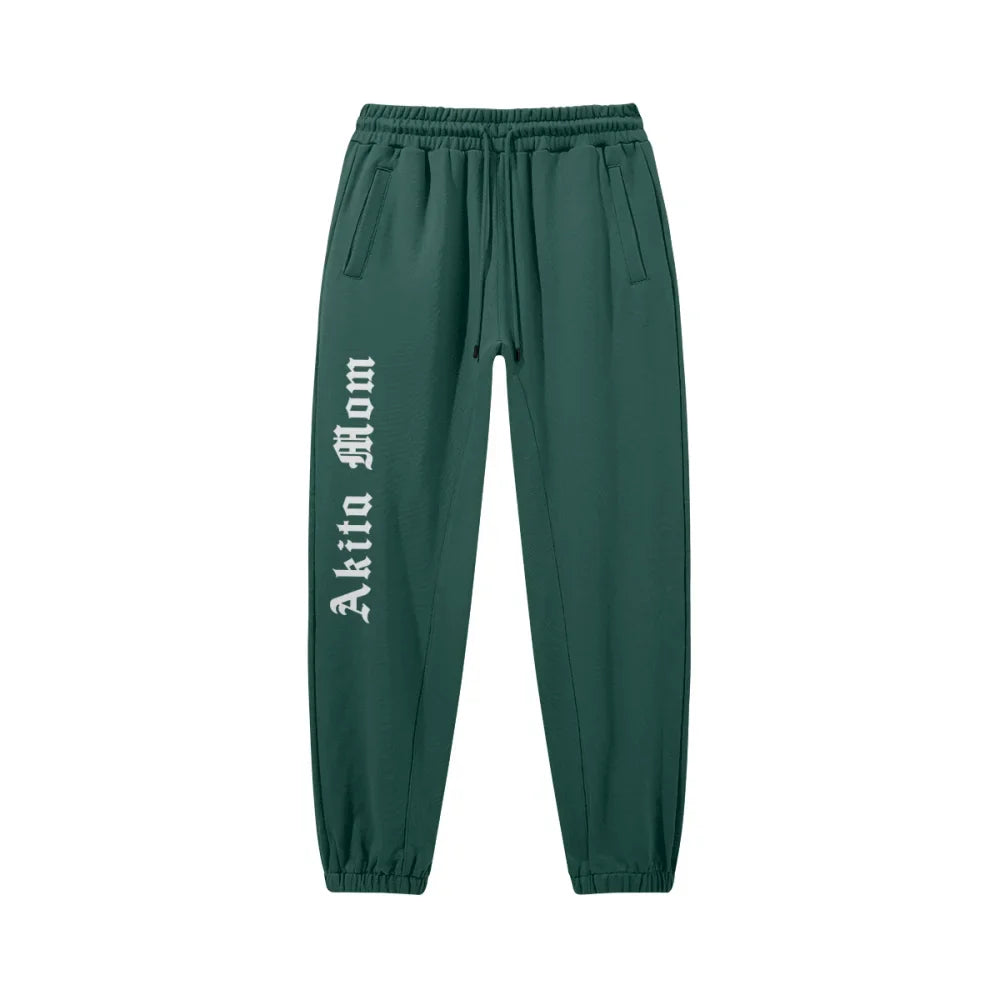 Jogging Akita Américain 🏴‍☠️ - Akita Mom / Forest Green / S