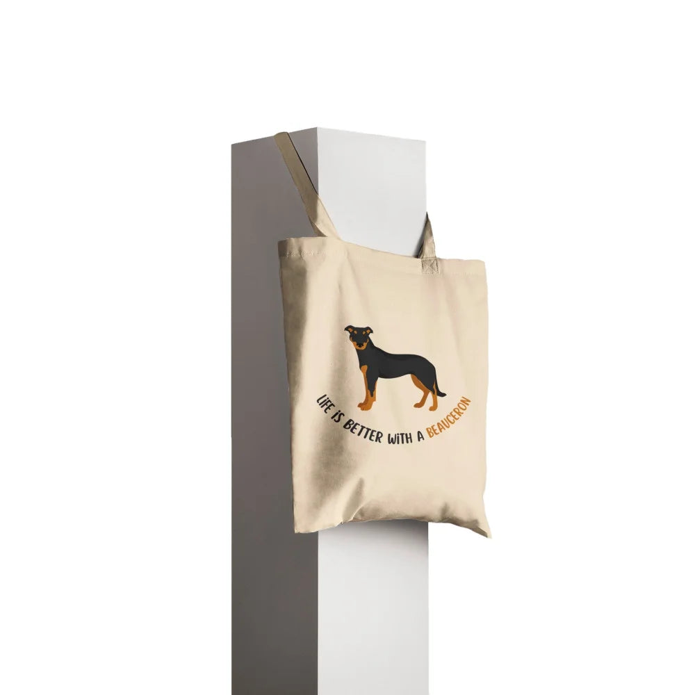 Tote Bag - Life is better with a Beauceron 🥰 - Tote Bag