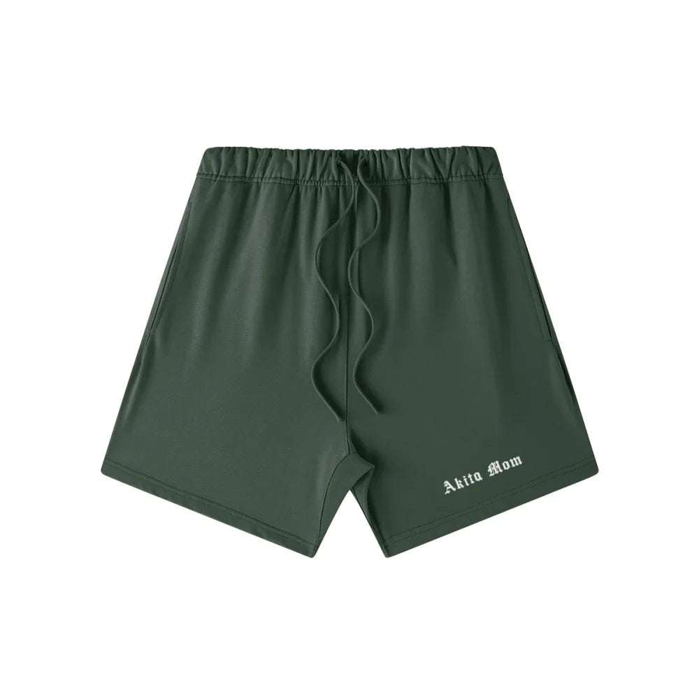 Short Akita 🏴‍☠️ - Akita Mom / Forest Green / XS