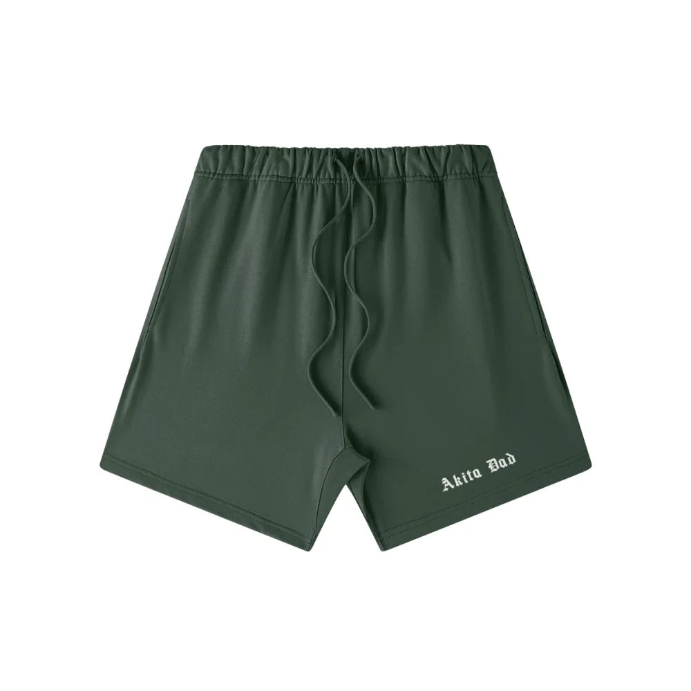 Short Akita 🏴‍☠️ - Akita Dad / Forest Green / XS