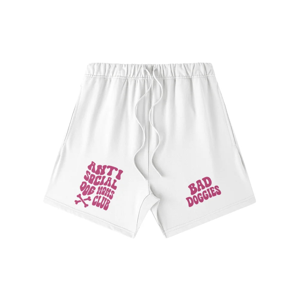 Short 🦴 Anti Social Dog Moms Club 🦴 - Blanc / XS Short ANTI
