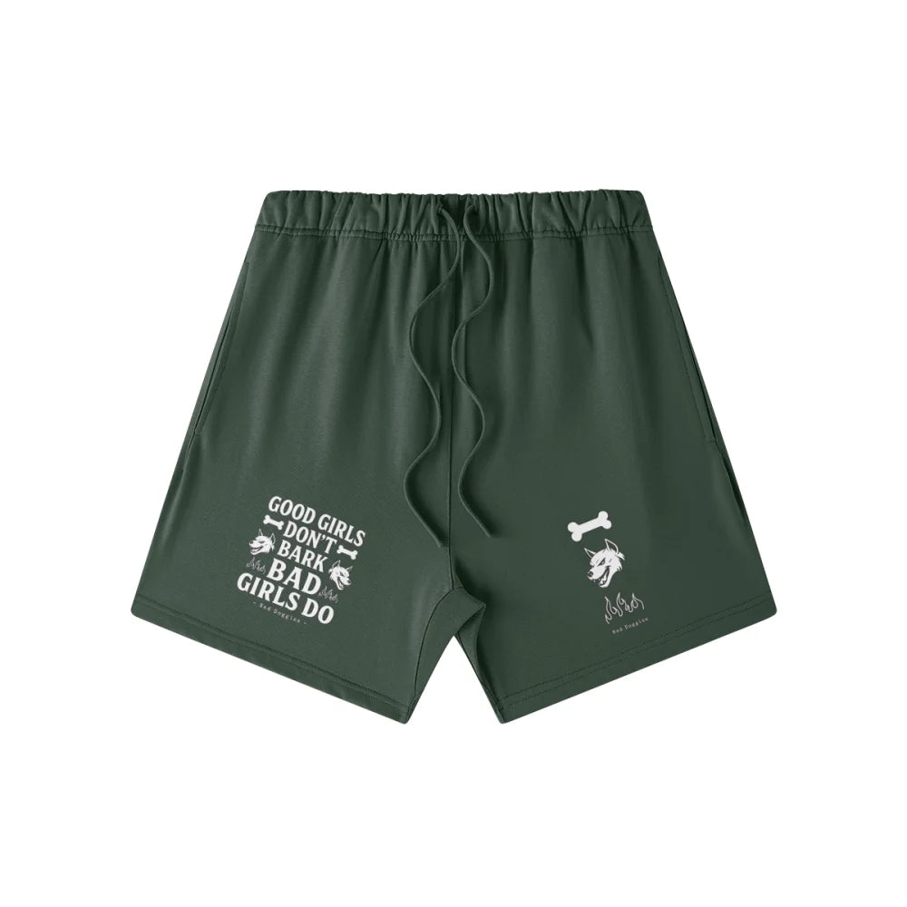 Short Good Girls Don’t Bark 🐶🔥 - Forest Green / XS Short