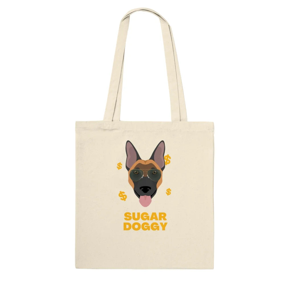 Tote Bag - $UGAR DOGGY 😎 - Natural Tote Bag - $UGAR
