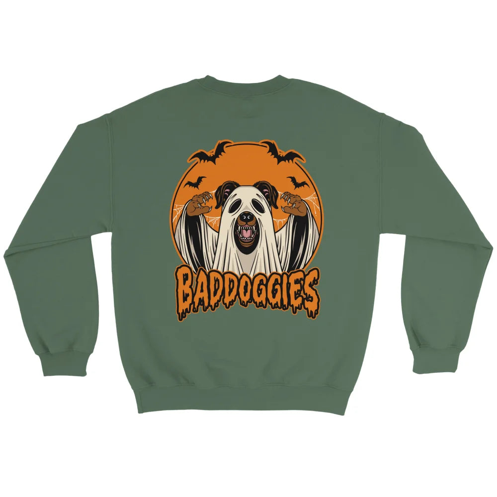 Sweatshirt HALLOWEEN - Beauceron 👻 - Military Green / S