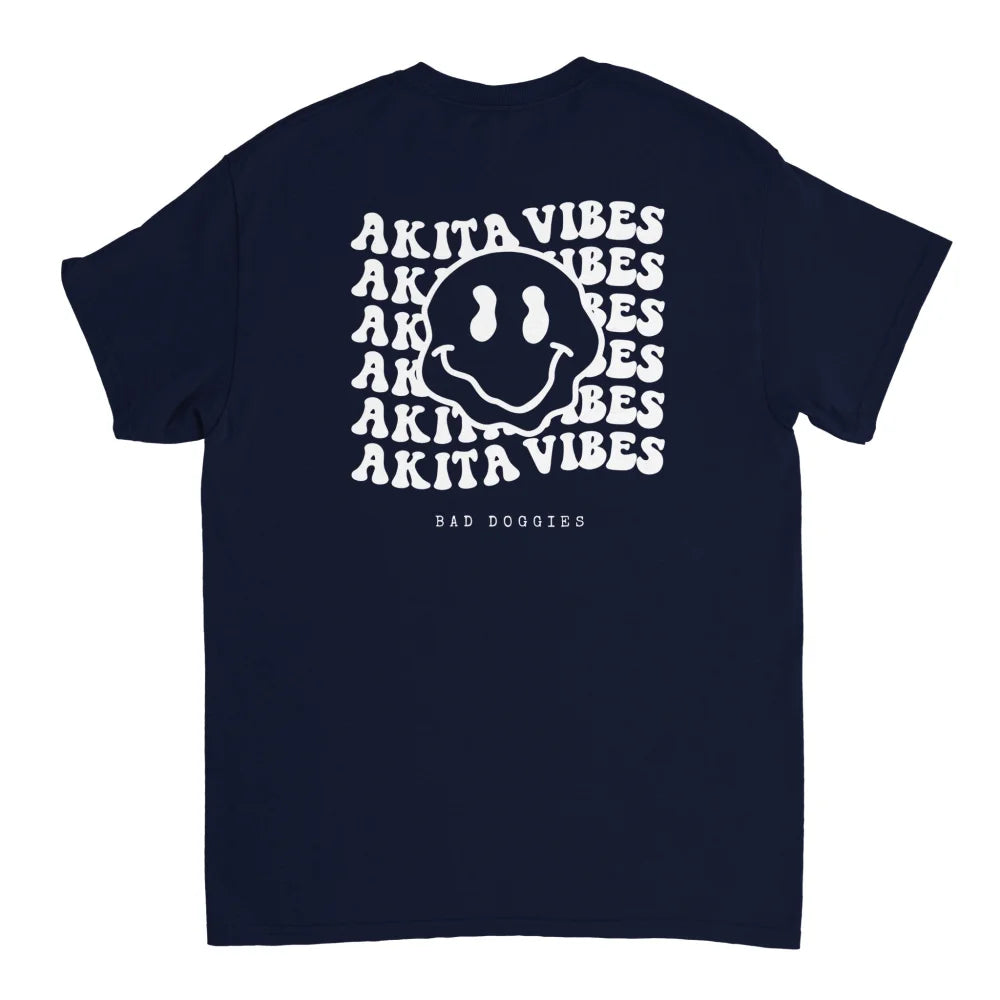 T-shirt Akita Vibes 🫠 - Navy / S T-shirt Akita Vibes