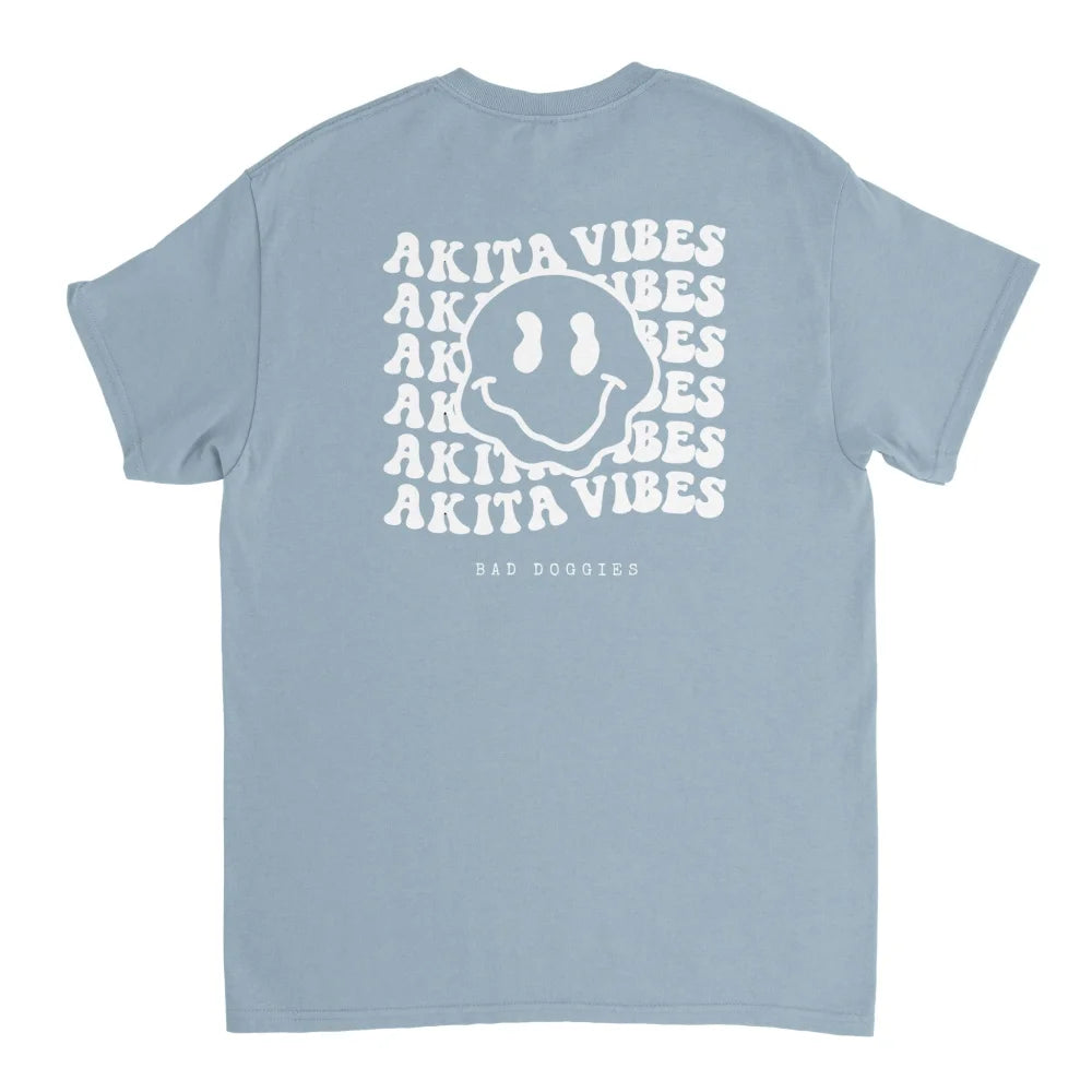 T-shirt Akita Vibes 🫠 - Light Blue / S T-shirt Akita