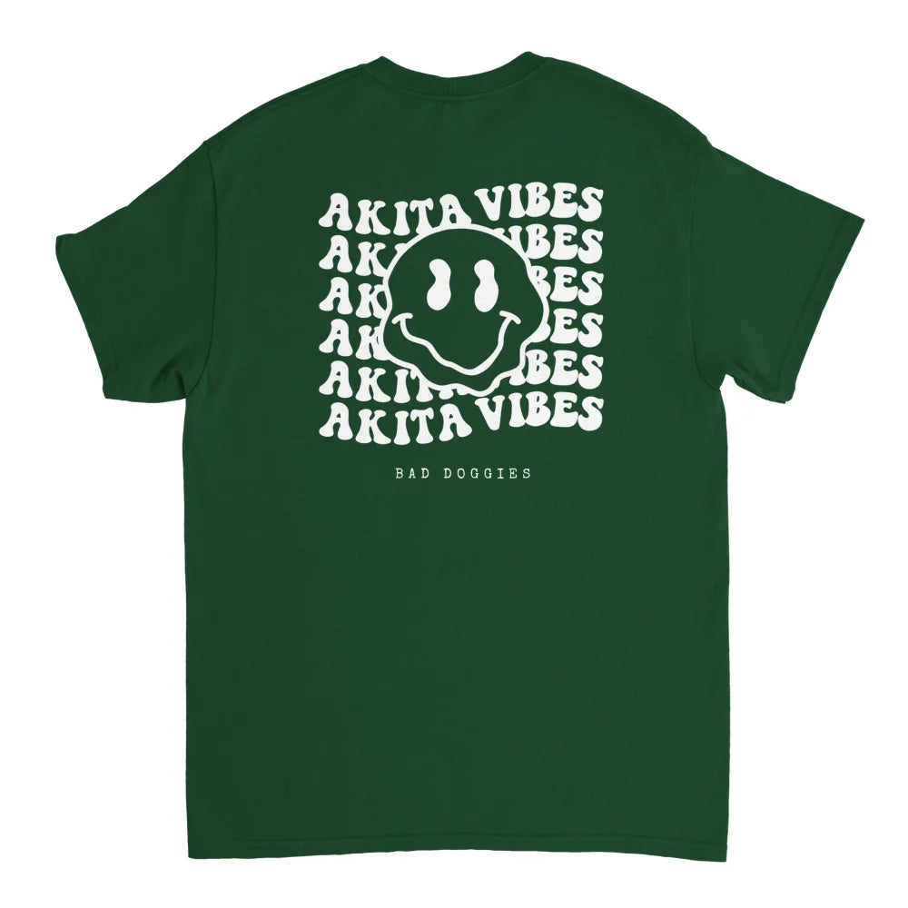 T-shirt Akita Vibes 🫠 - Forest Green / S T-shirt Akita