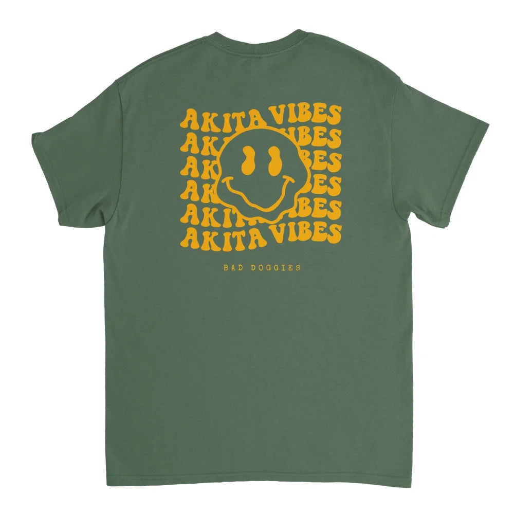T-shirt Akita Vibes 🫠 - Military Green / S T-shirt Akita