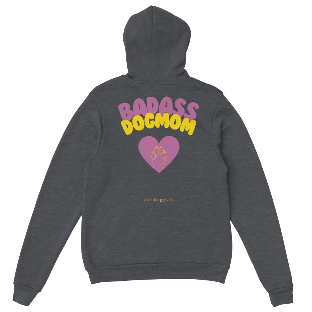 Hoodie Badass Dog Mom x 𝑮𝒐𝑩𝒐𝒐𝒑 🐾 - Dark Grey / S T-shirt