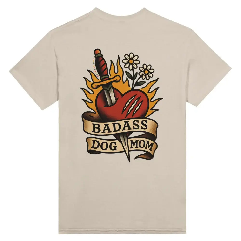 T-shirt Badass Dog Mom ❤️‍🔥 x 𝑮𝒐𝑩𝒐𝒐𝒑 🗡️ - Sahara / S