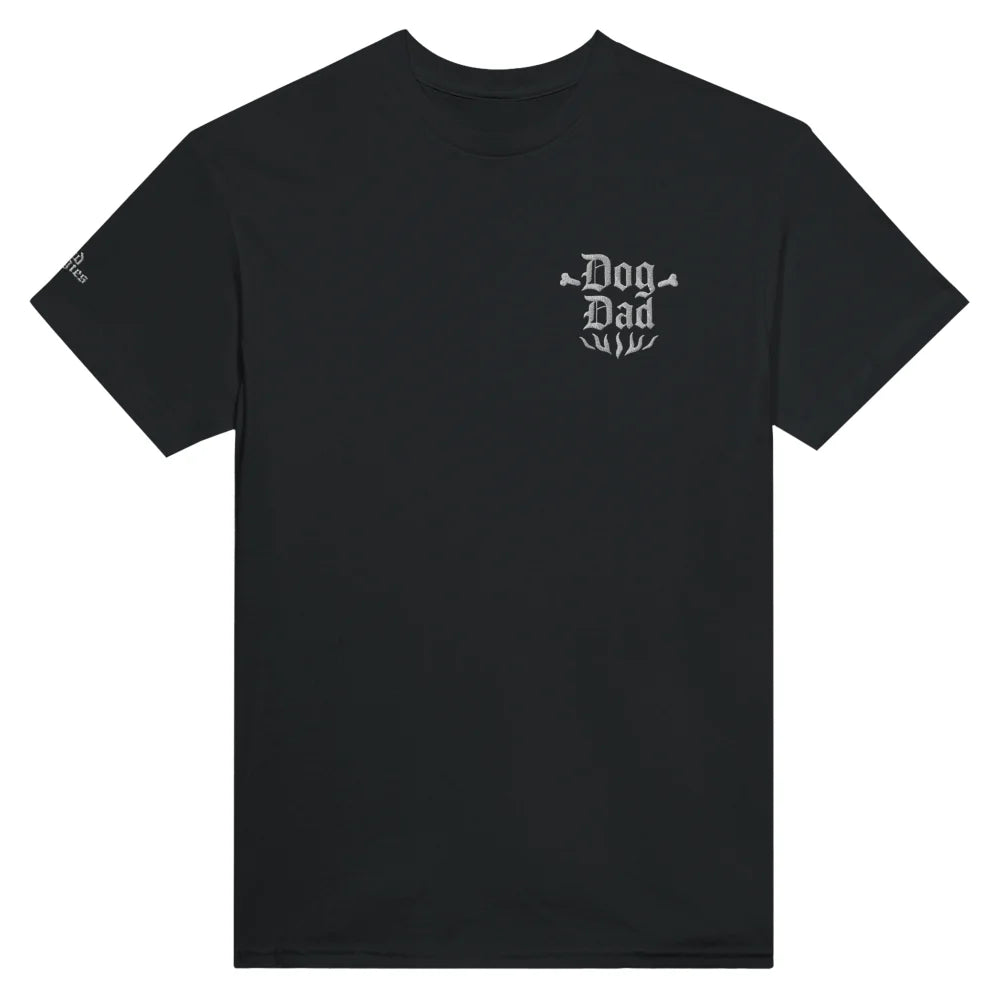 T-shirt BRODÉ - 🦴 Dog Dad 🦴 - Black Jack / S T-shirt BRODÉ
