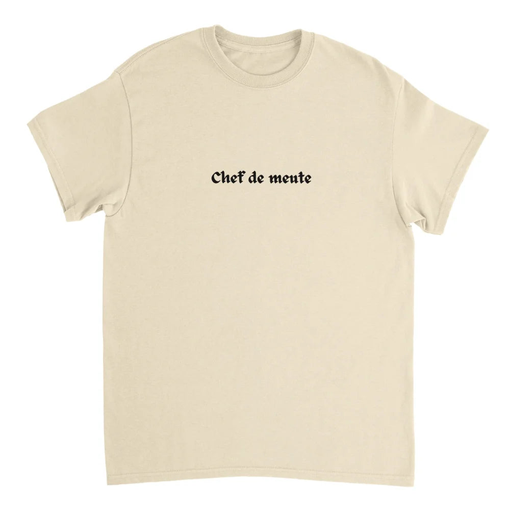 T-shirt Chef de Meute 🐺 - Sahara / S T-shirt Chef