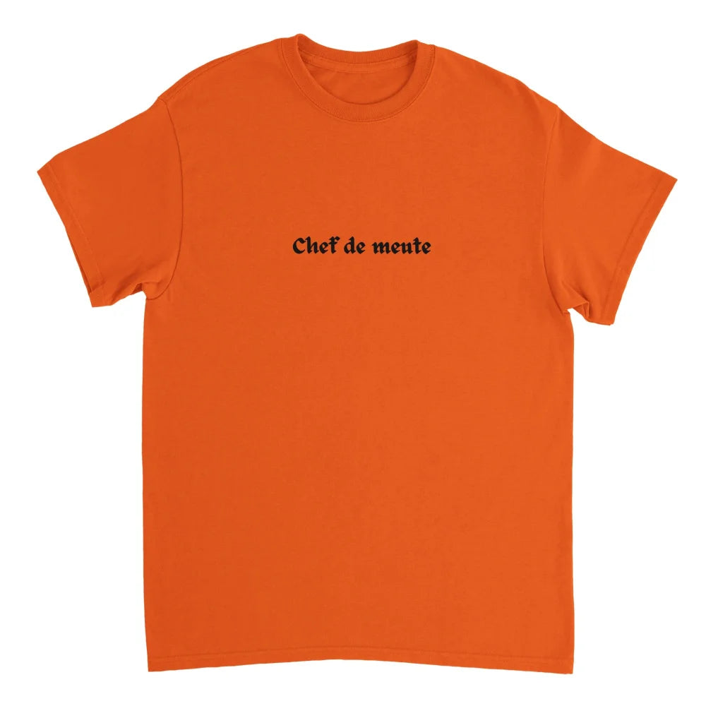 T-shirt Chef de Meute 🐺 - Feu / S T-shirt Chef de Meute