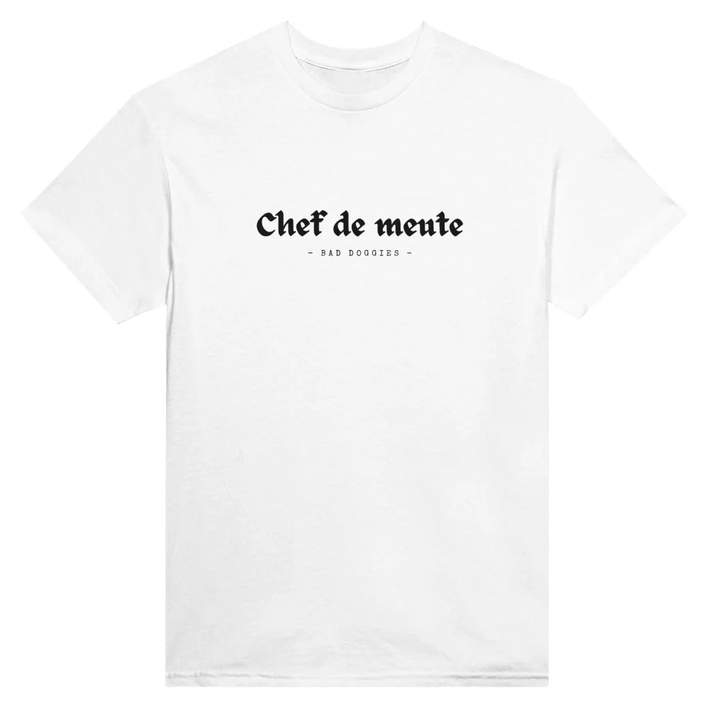 T-shirt Chef de Meute 🐺 - White comme Walter / S T-shirt