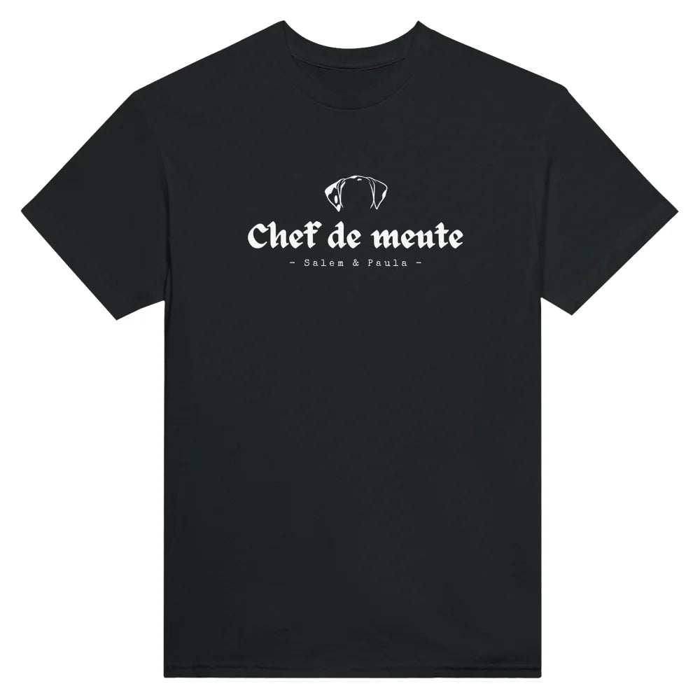 T-shirt Chef de meute 🐺 𝖆̀ 𝖕𝖊𝖗𝖘𝖔𝖓𝖓𝖆𝖑𝖎𝖘𝖊𝖗 - T-shirt Chef