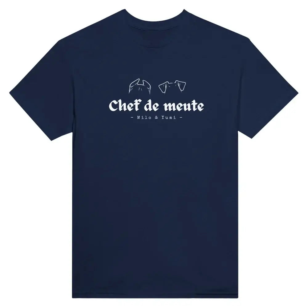 T-shirt Chef de meute 🐺 𝖆̀ 𝖕𝖊𝖗𝖘𝖔𝖓𝖓𝖆𝖑𝖎𝖘𝖊𝖗 - T-shirt Chef