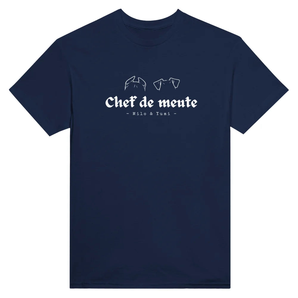 T-shirt Chef de meute 🐺 𝖆̀ 𝖕𝖊𝖗𝖘𝖔𝖓𝖓𝖆𝖑𝖎𝖘𝖊𝖗 - T-shirt Chef