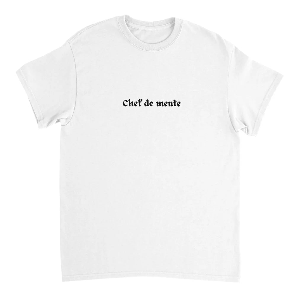 T-shirt Chef de Meute 🐺 - White comme Walter / S T-shirt